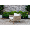 Hot Trendy PE Rattan Sofa Set For Outdoor Garden Wicker Furniture from Vietnam